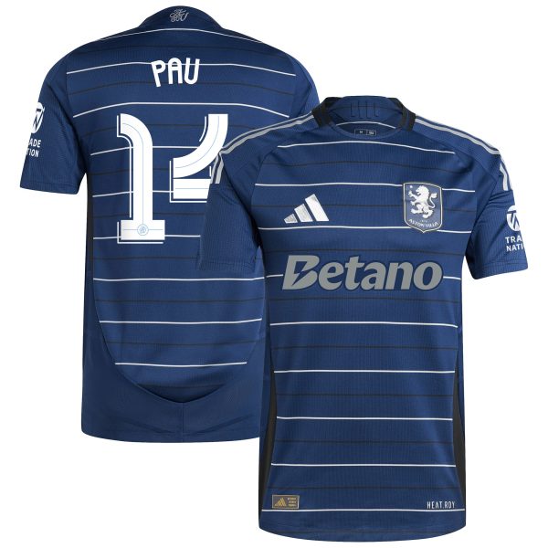 aston villa adidas third authentic shirt 2024-25 with pau 14 cup printing Collection | Authentic Aston Villa Shirts
