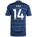 aston villa adidas third authentic shirt 2024-25 with pau 14 printing Collection | Authentic Aston Villa Shirts