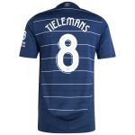 aston villa adidas third authentic shirt 2024-25 with tielemans 8 cup printing Collection | Authentic Aston Villa Shirts