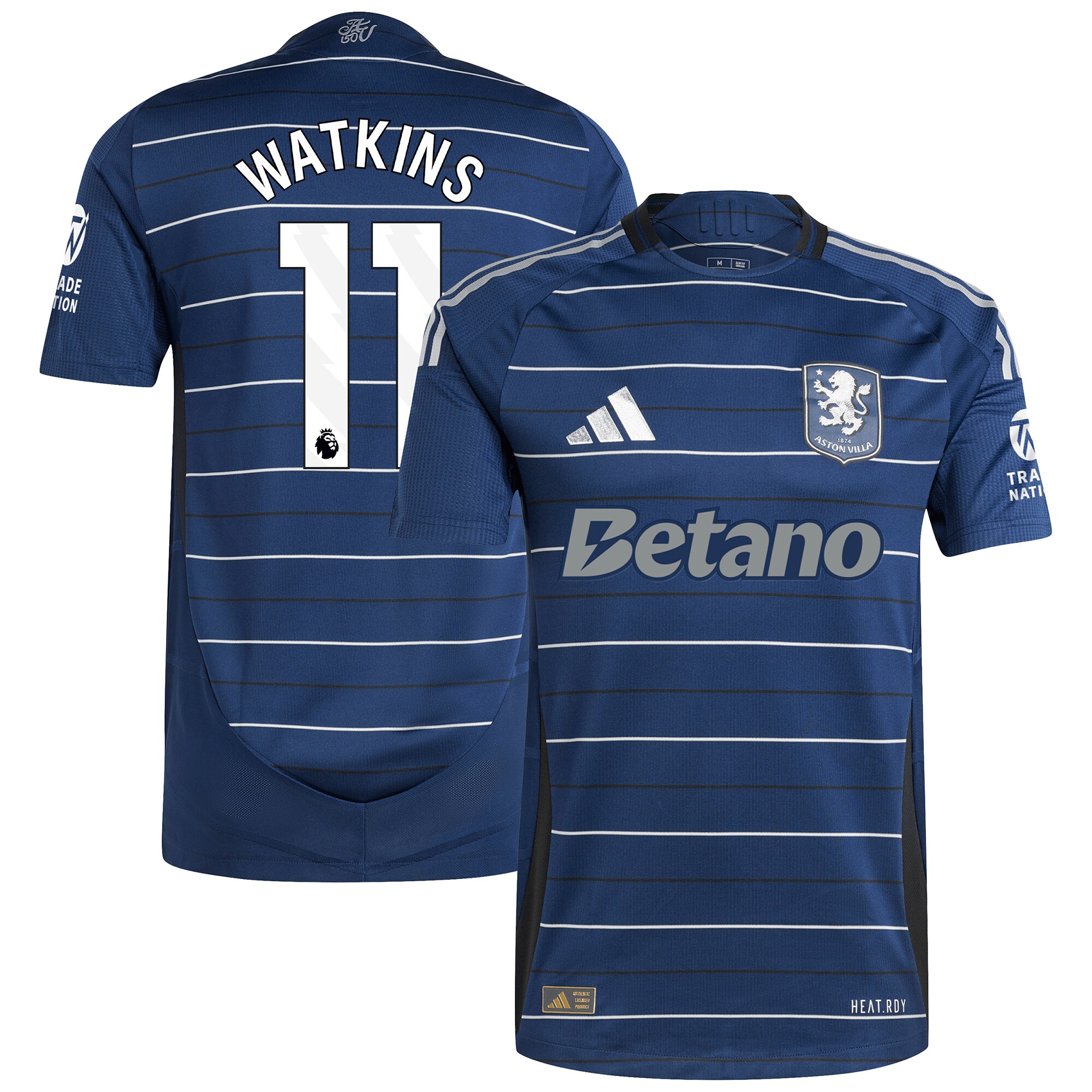 aston villa adidas third authentic shirt 2024-25 with watkins 11 printing Collection | Authentic Aston Villa Shirts
