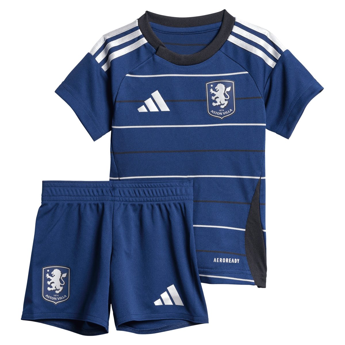 aston villa adidas third baby kit 2024-25 with custom printing Collection | Authentic Aston Villa Shirts