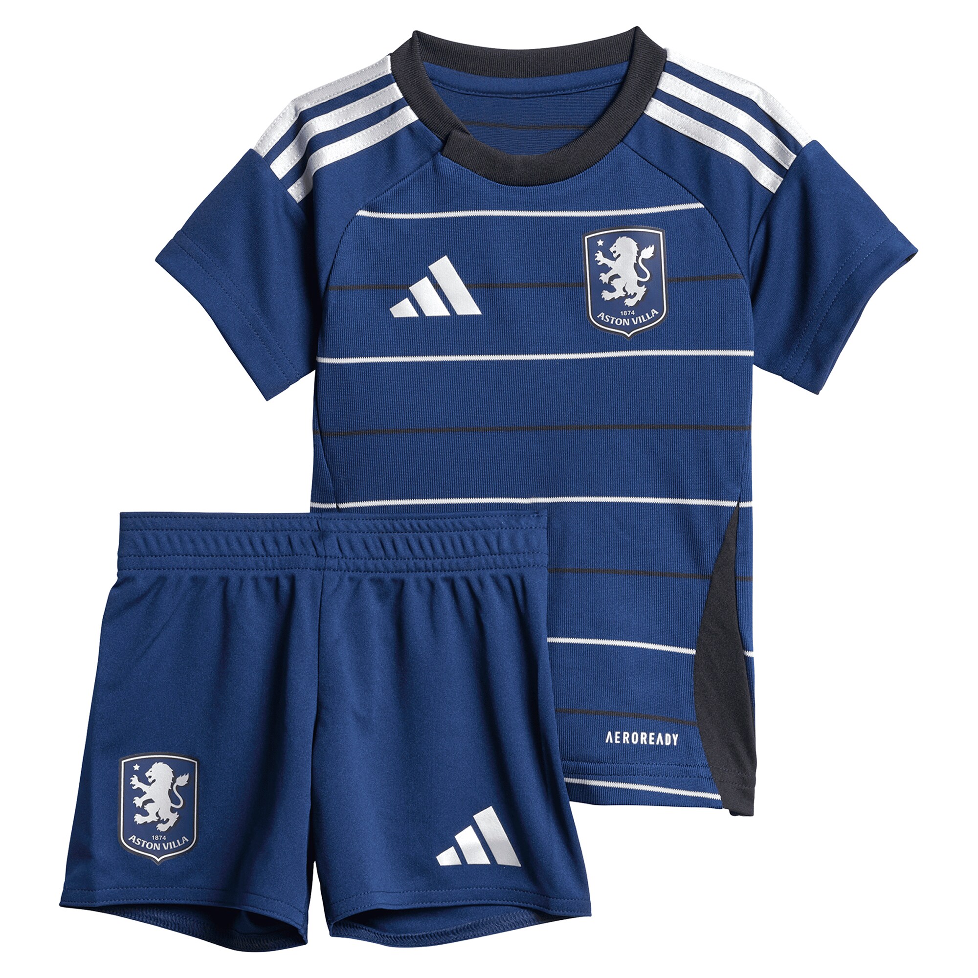 aston villa adidas third baby kit 2024-25 with custom printing Collection | Authentic Aston Villa Shirts