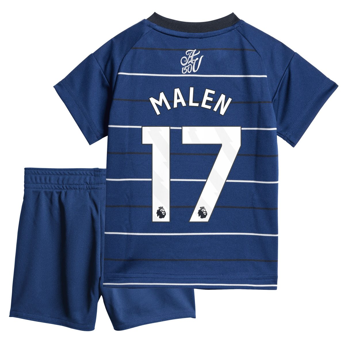 aston villa adidas third baby kit 2024-25 with malen 17 printing Collection | Authentic Aston Villa Shirts