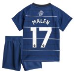 aston villa adidas third baby kit 2024-25 with malen 17 printing Collection | Authentic Aston Villa Shirts