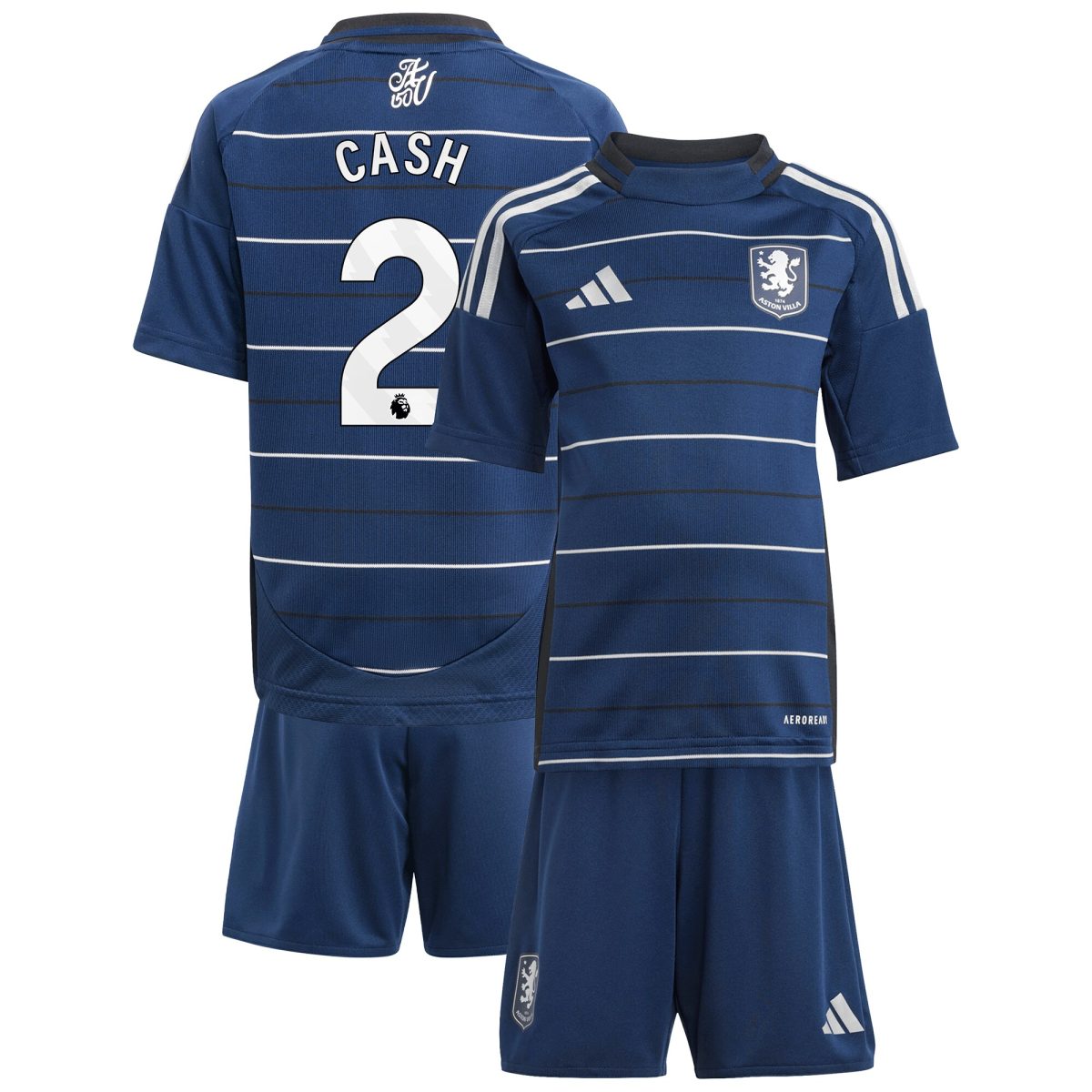 aston villa adidas third minikit 2024-25 with cash 2 printing Collection | Authentic Aston Villa Shirts