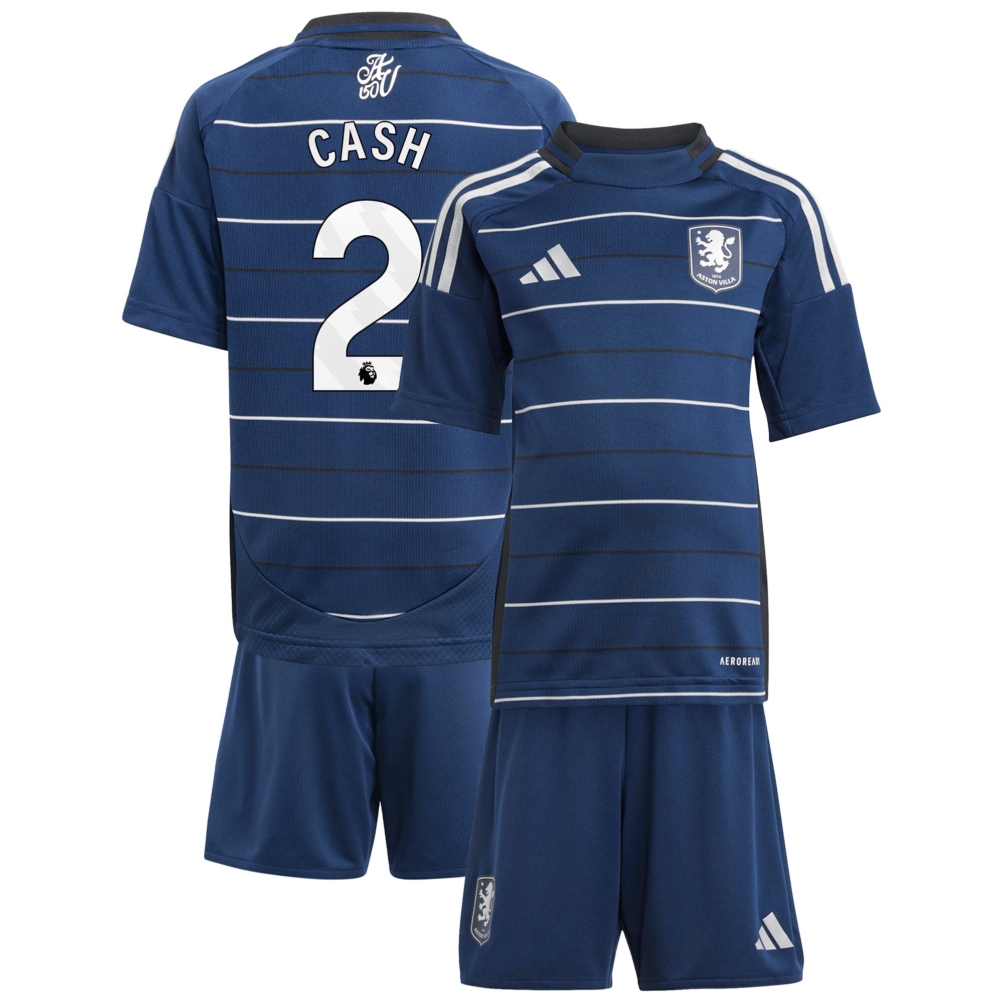 aston villa adidas third minikit 2024-25 with cash 2 printing Collection | Authentic Aston Villa Shirts