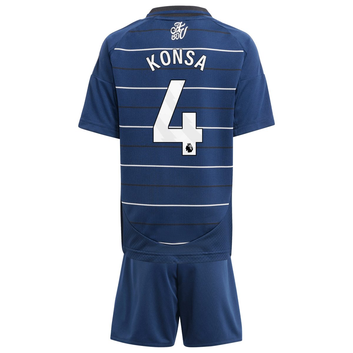 aston villa adidas third minikit 2024-25 with konsa 4 printing Collection | Authentic Aston Villa Shirts