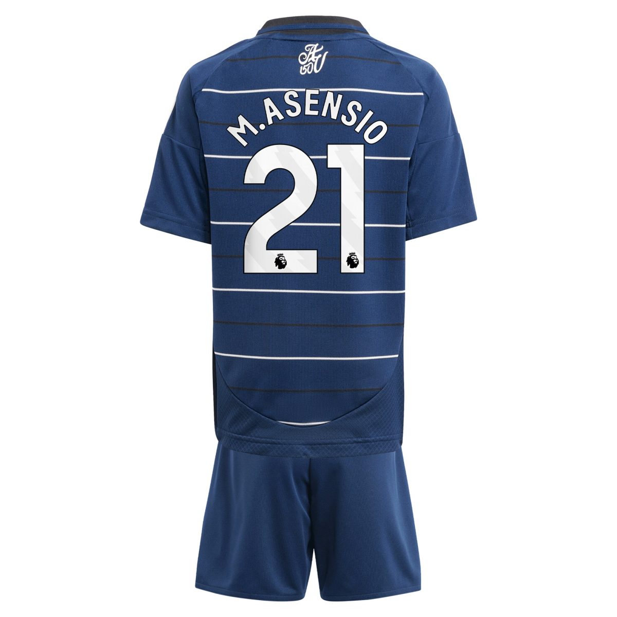 aston villa adidas third minikit 2024-25 with m.asensio 21 printing Collection | Authentic Aston Villa Shirts