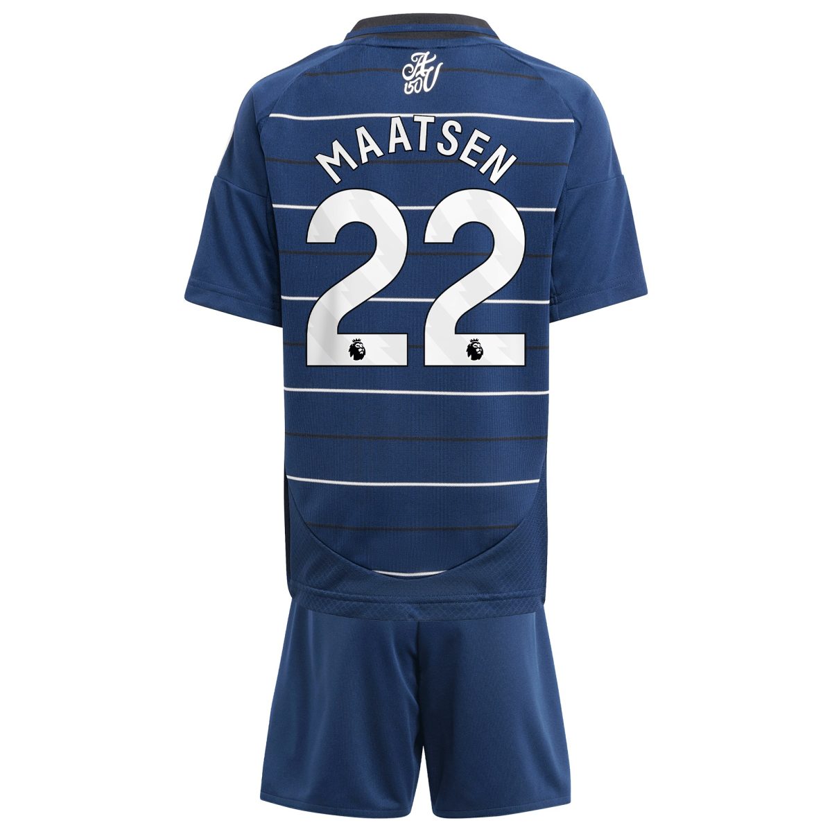 aston villa adidas third minikit 2024-25 with maatsen 22 printing Collection | Authentic Aston Villa Shirts