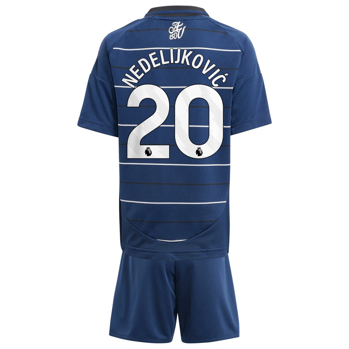 aston villa adidas third minikit 2024-25 with nedeljković 20 printing Collection | Authentic Aston Villa Shirts