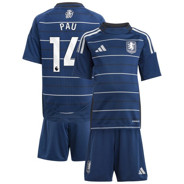 aston villa adidas third minikit 2024-25 with pau 14 printing Collection | Authentic Aston Villa Shirts
