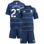 aston villa adidas third minikit 2024-25 with rogers 27 printing Collection | Authentic Aston Villa Shirts