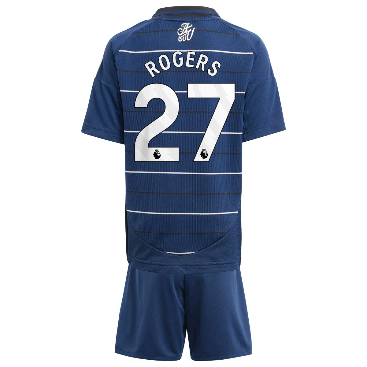 aston villa adidas third minikit 2024-25 with rogers 27 printing Collection | Authentic Aston Villa Shirts