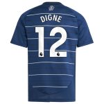 aston villa adidas third shirt 2024-25 – kids with digne 12 printing Collection | Authentic Aston Villa Shirts