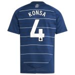 aston villa adidas third shirt 2024-25 – kids with konsa 4 printing Collection | Authentic Aston Villa Shirts