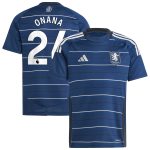 aston villa adidas third shirt 2024-25 – kids with onana 24 printing Collection | Authentic Aston Villa Shirts