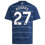 aston villa adidas third shirt 2024-25 – kids with rogers 27 printing Collection | Authentic Aston Villa Shirts