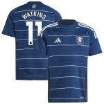 aston villa adidas third shirt 2024-25 – kids with watkins 11 printing Collection | Authentic Aston Villa Shirts