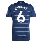 aston villa adidas third shirt 2024-25 with barkley 6 printing Collection | Authentic Aston Villa Shirts