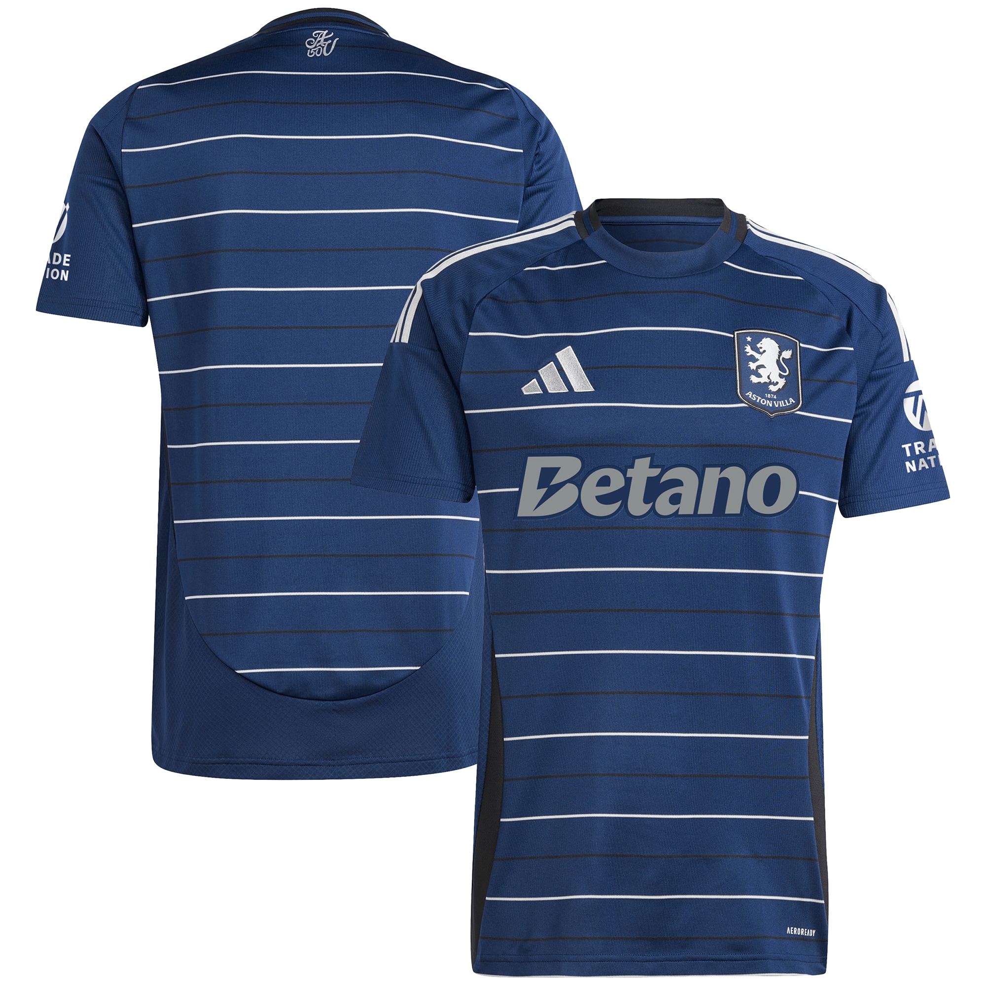 aston villa adidas third shirt 2024-25 with custom printing Collection | Authentic Aston Villa Shirts