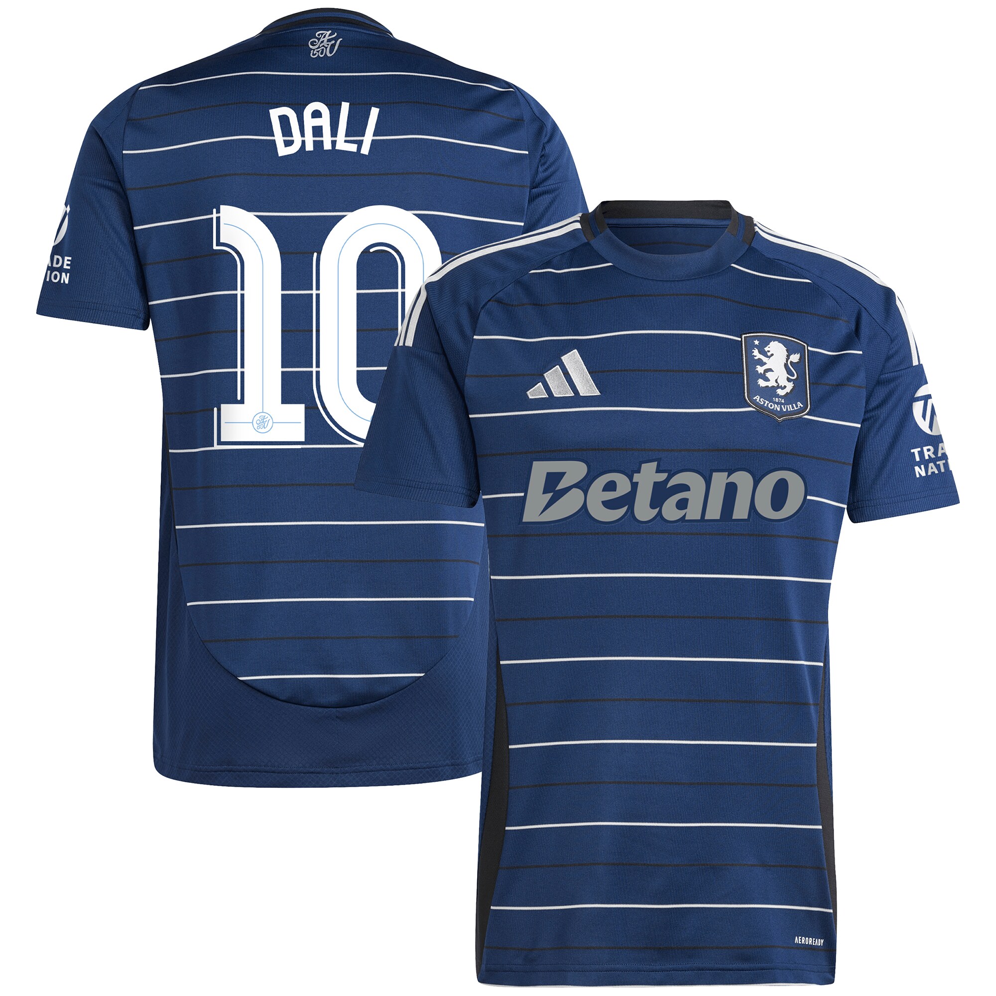 aston villa adidas third shirt 2024-25 with dali 10 cup printing Collection | Authentic Aston Villa Shirts