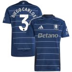 aston villa adidas third shirt 2024-25 with diego carlos 3 printing Collection | Authentic Aston Villa Shirts