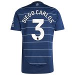 aston villa adidas third shirt 2024-25 with diego carlos 3 printing Collection | Authentic Aston Villa Shirts