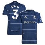 aston villa adidas third shirt 2024-25 with disasi 3 printing Collection | Authentic Aston Villa Shirts