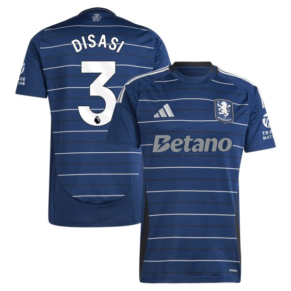 aston villa adidas third shirt 2024-25 with disasi 3 printing Collection | Authentic Aston Villa Shirts