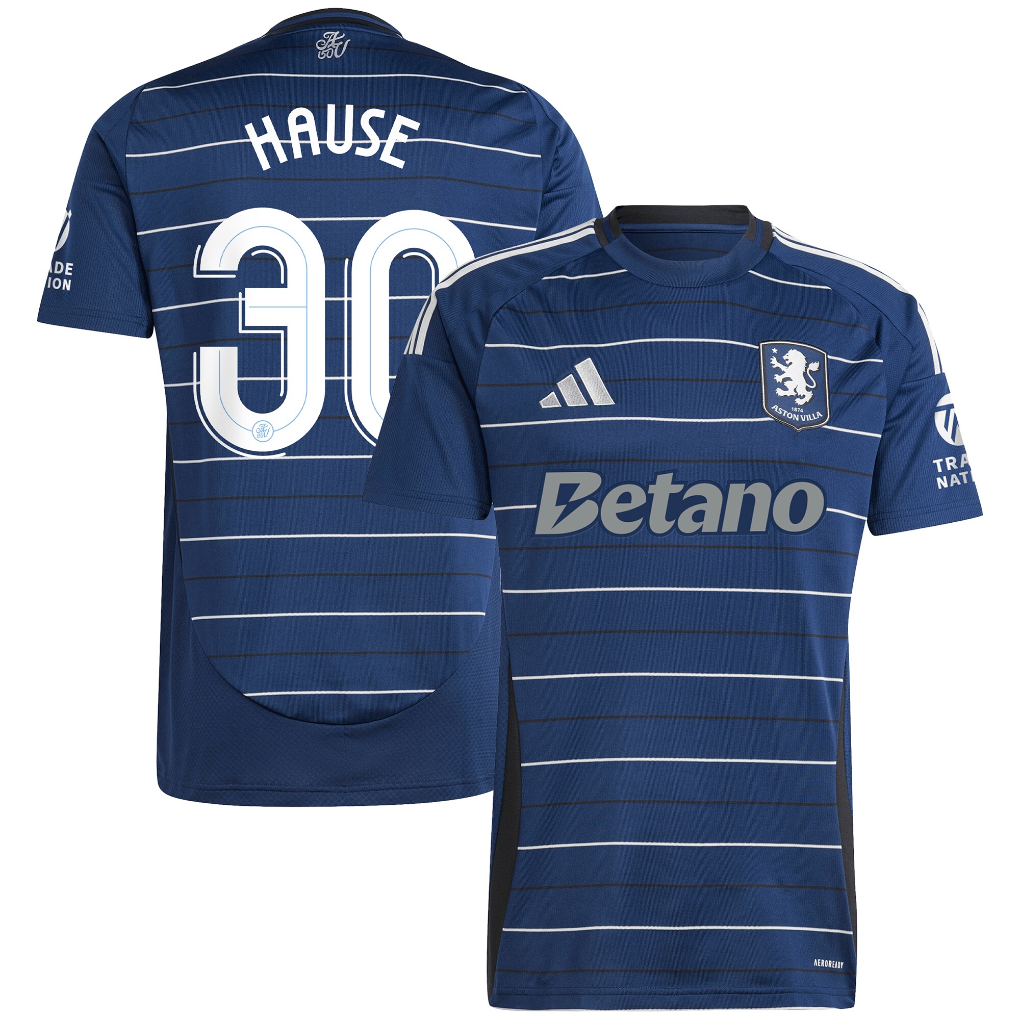 aston villa adidas third shirt 2024-25 with hause 30 cup printing Collection | Authentic Aston Villa Shirts