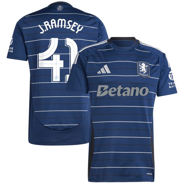 aston villa adidas third shirt 2024-25 with j. ramsey 41 cup printing Collection | Authentic Aston Villa Shirts
