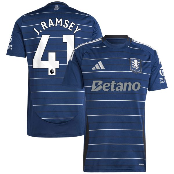 aston villa adidas third shirt 2024-25 with j. ramsey 41 printing Collection | Authentic Aston Villa Shirts