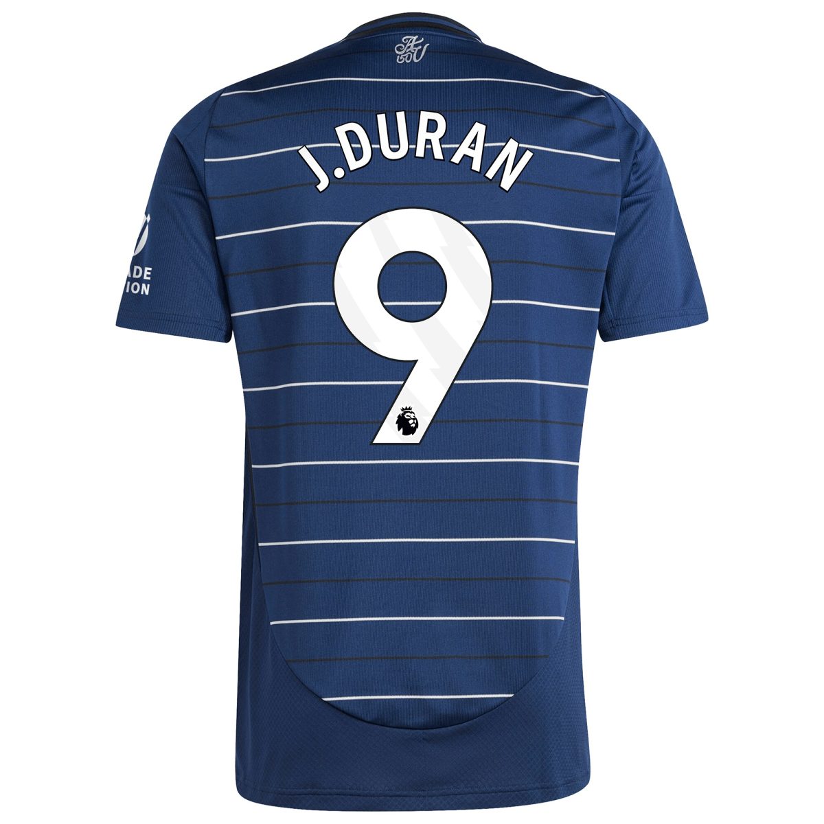 aston villa adidas third shirt 2024-25 with j.duran 9 printing Collection | Authentic Aston Villa Shirts