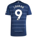 aston villa adidas third shirt 2024-25 with j.duran 9 printing Collection | Authentic Aston Villa Shirts