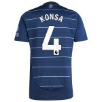 aston villa adidas third shirt 2024-25 with konsa 4 printing Collection | Authentic Aston Villa Shirts