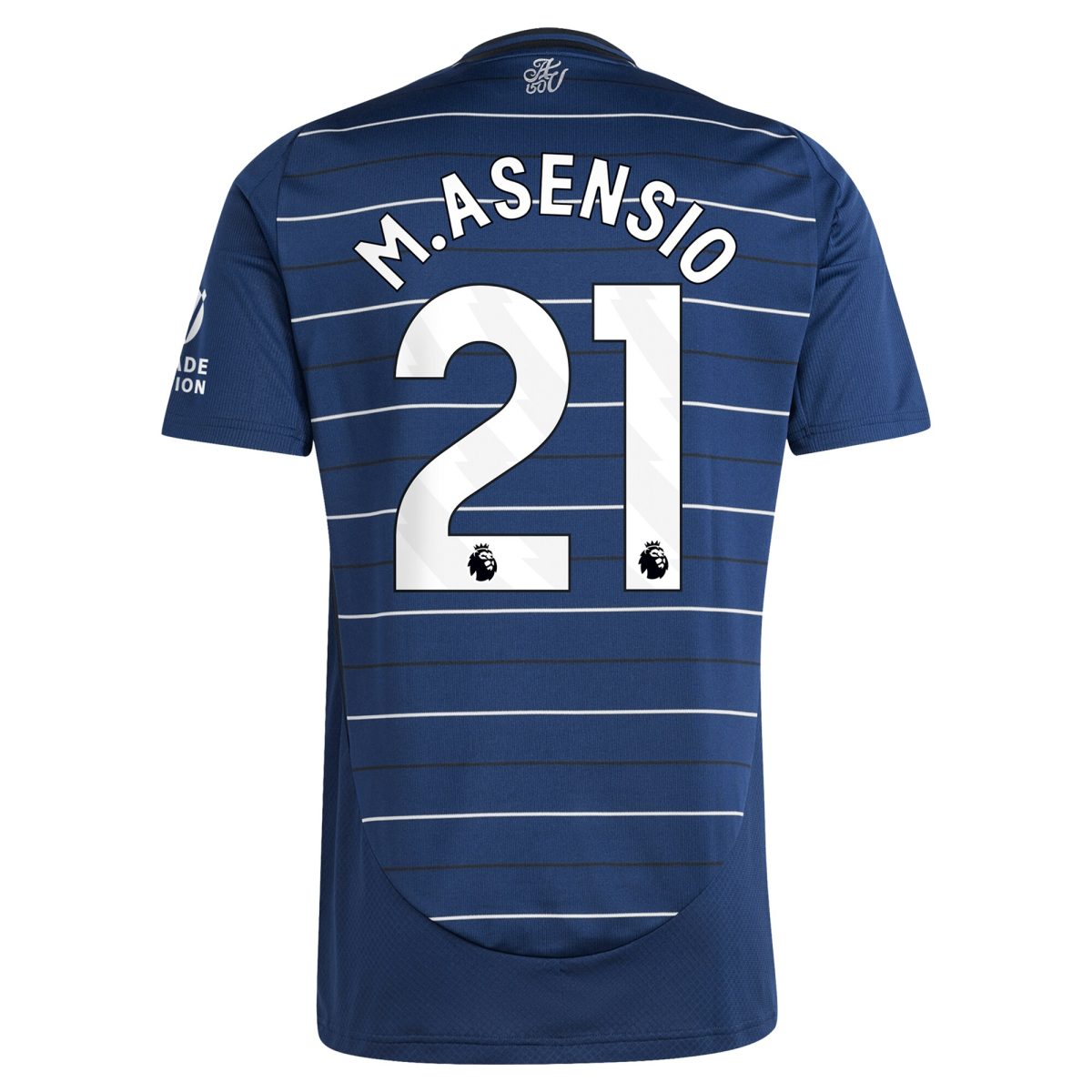 aston villa adidas third shirt 2024-25 with m.asensio 21 printing Collection | Authentic Aston Villa Shirts