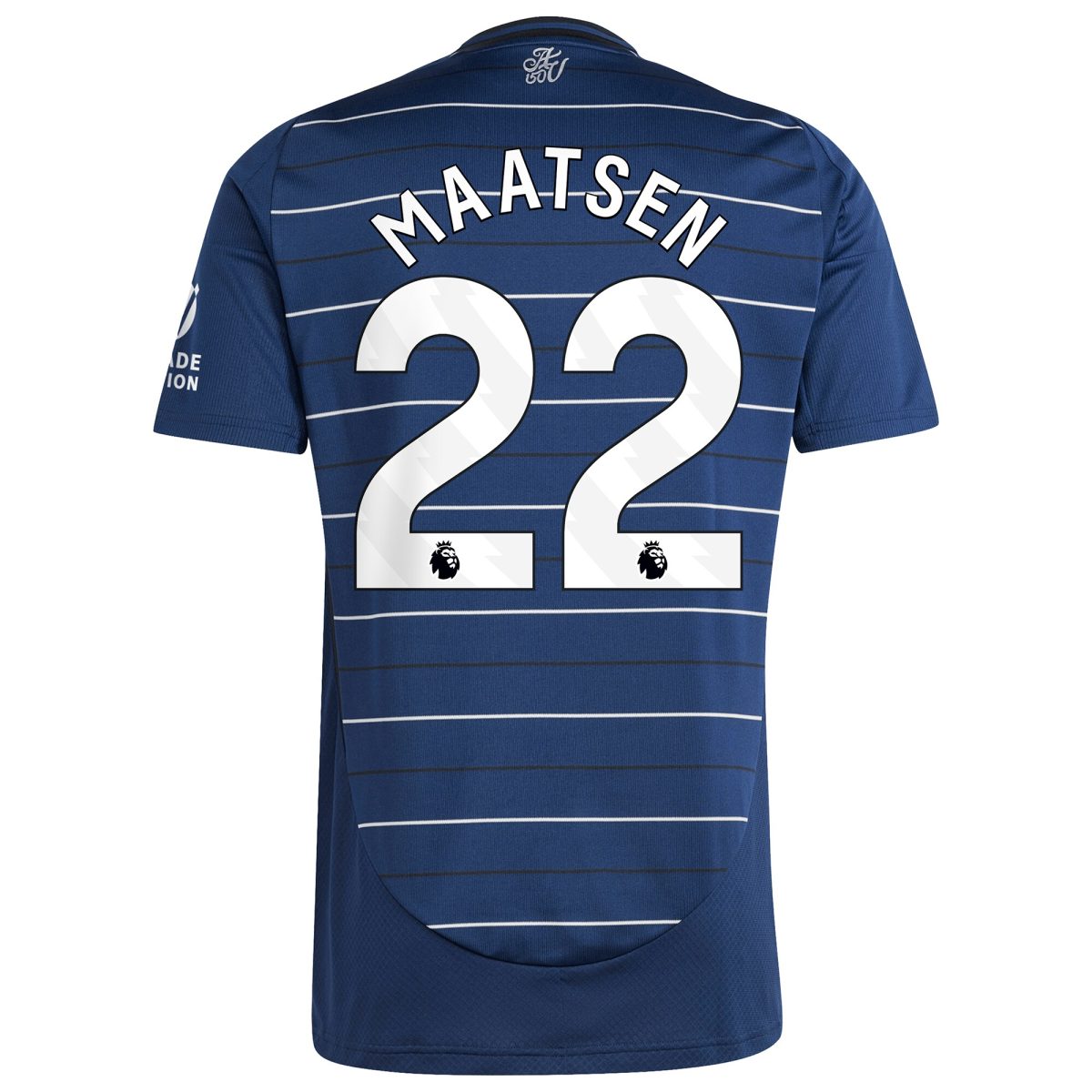 aston villa adidas third shirt 2024-25 with maatsen 22 printing Collection | Authentic Aston Villa Shirts