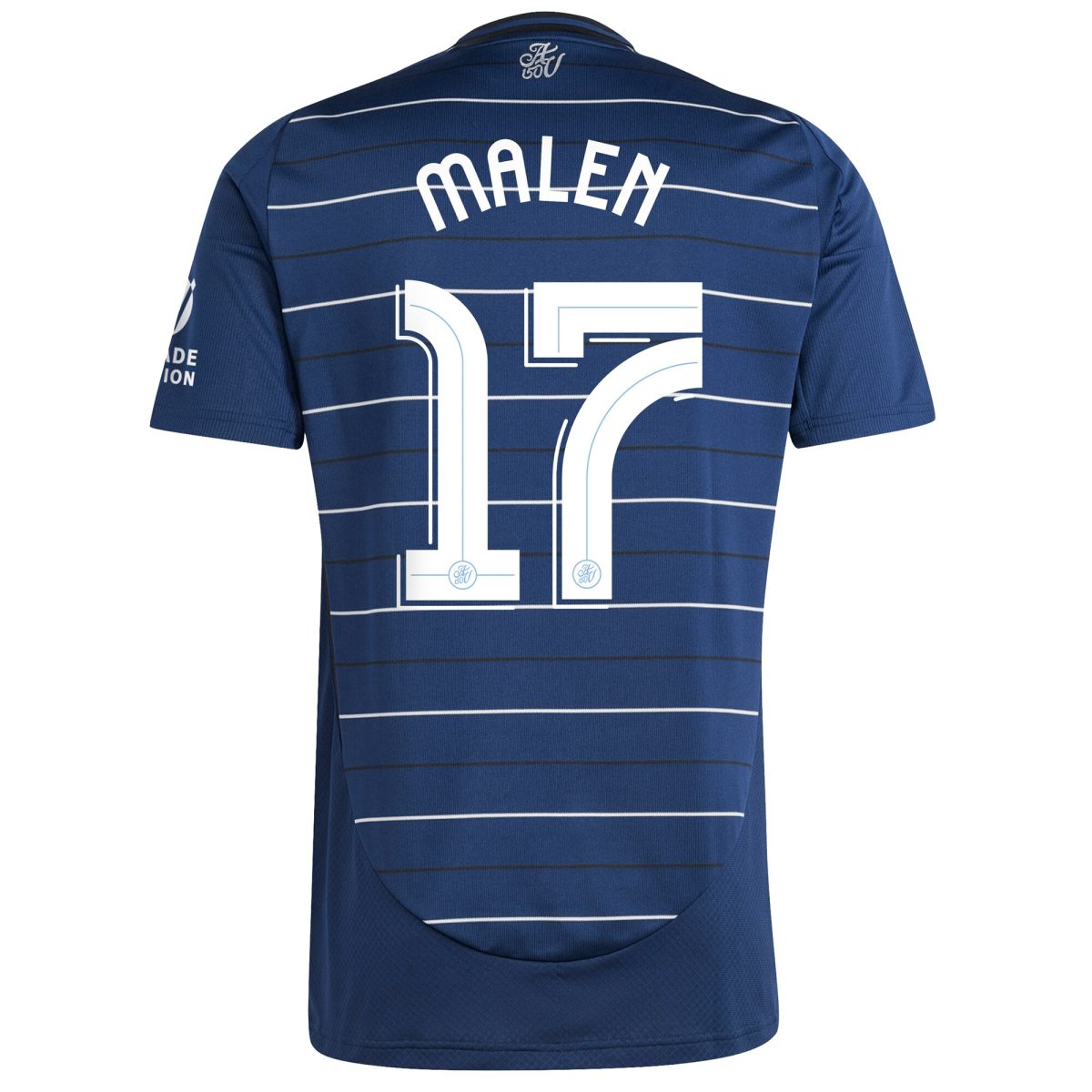 aston villa adidas third shirt 2024-25 with malen 17 cup printing Collection | Authentic Aston Villa Shirts