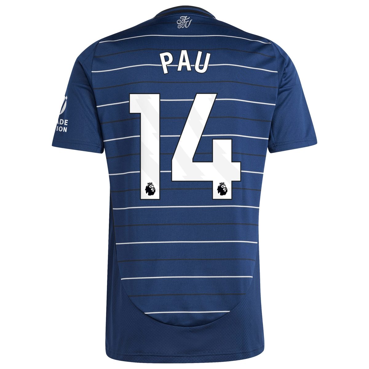 aston villa adidas third shirt 2024-25 with pau 14 printing Collection | Authentic Aston Villa Shirts