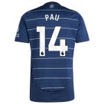 aston villa adidas third shirt 2024-25 with pau 14 printing Collection | Authentic Aston Villa Shirts