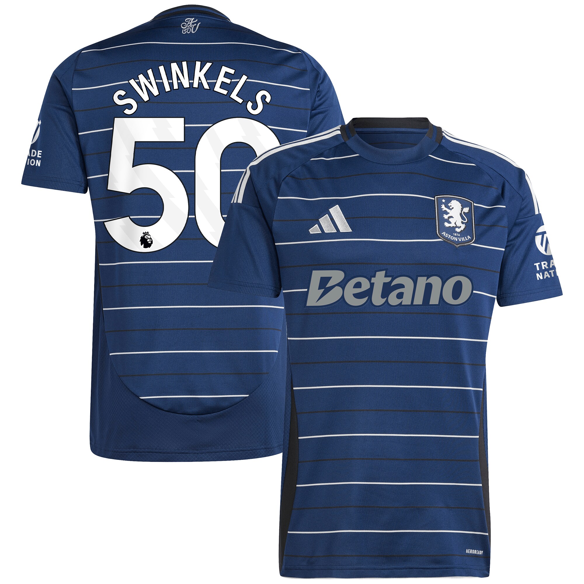 aston villa adidas third shirt 2024-25 with swinkels 50 printing Collection | Authentic Aston Villa Shirts