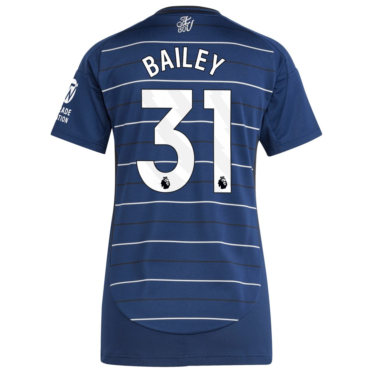 aston villa adidas third shirt 2024-25 – womens with bailey 31 printing Collection | Authentic Aston Villa Shirts
