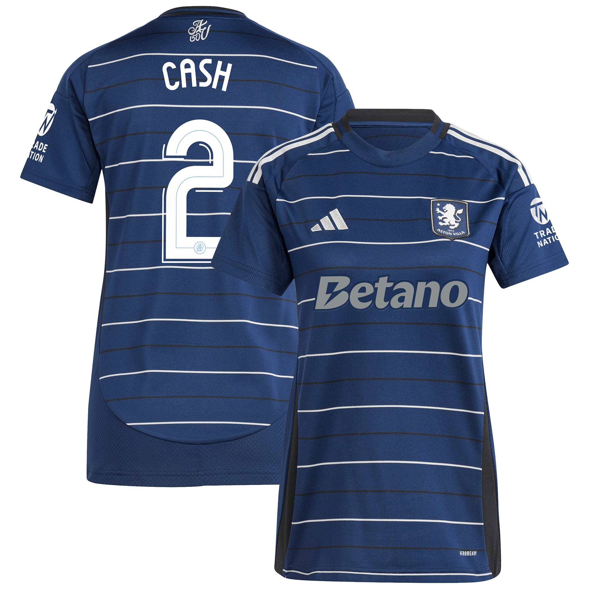 aston villa adidas third shirt 2024-25 – womens with cash 2 cup printing Collection | Authentic Aston Villa Shirts
