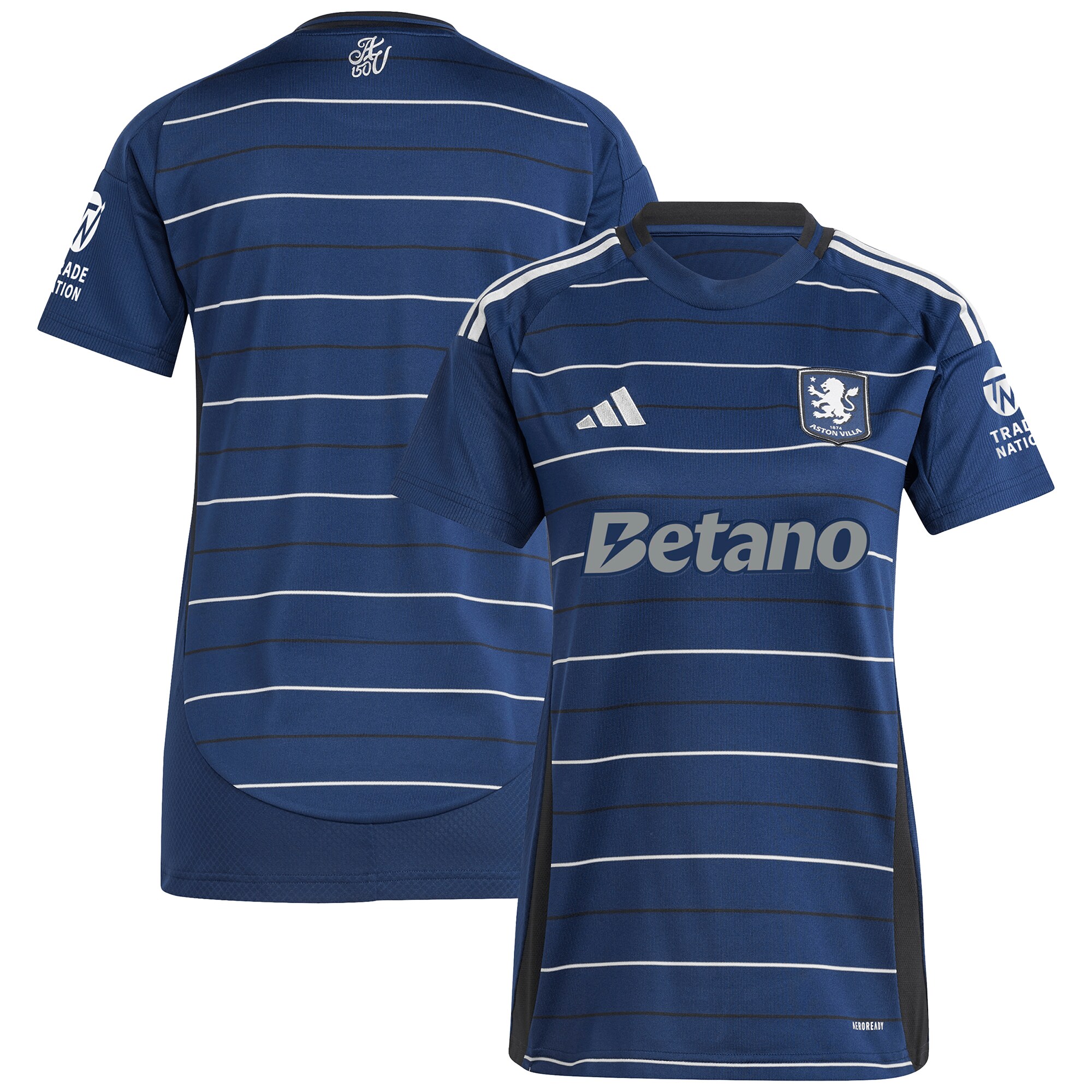 aston villa adidas third shirt 2024-25 – womens with custom printing Collection | Authentic Aston Villa Shirts