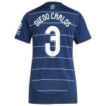 aston villa adidas third shirt 2024-25 – womens with diego carlos 3 cup printing Collection | Authentic Aston Villa Shirts