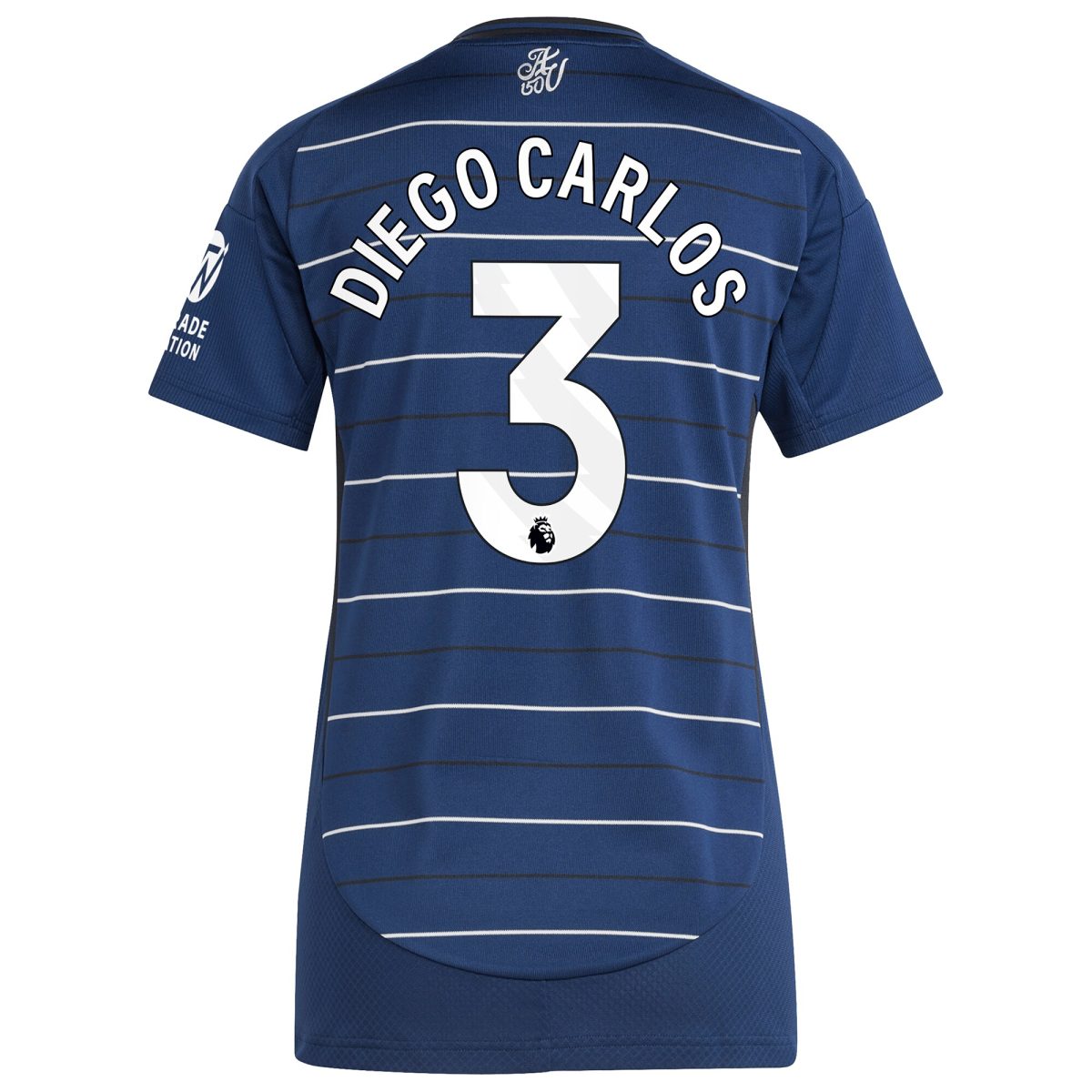 aston villa adidas third shirt 2024-25 – womens with diego carlos 3 printing Collection | Authentic Aston Villa Shirts