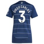 aston villa adidas third shirt 2024-25 – womens with diego carlos 3 printing Collection | Authentic Aston Villa Shirts