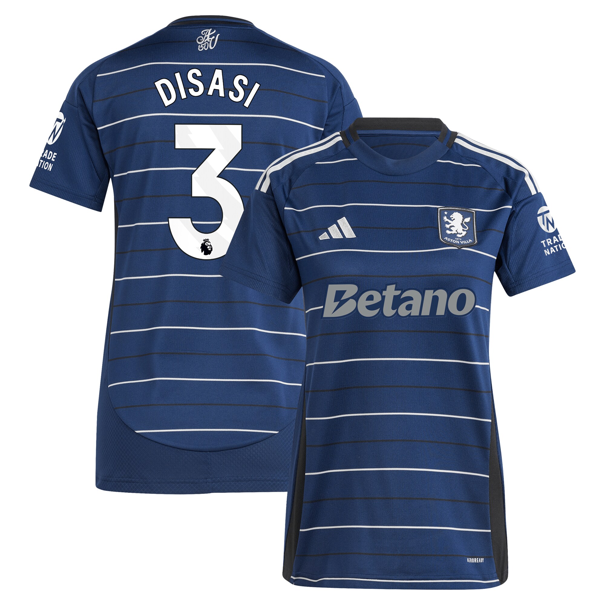 aston villa adidas third shirt 2024-25 – womens with disasi 3 printing Collection | Authentic Aston Villa Shirts
