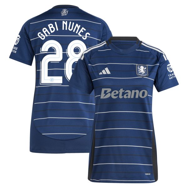 aston villa adidas third shirt 2024-25 – womens with gabi nunes 28 cup printing Collection | Authentic Aston Villa Shirts