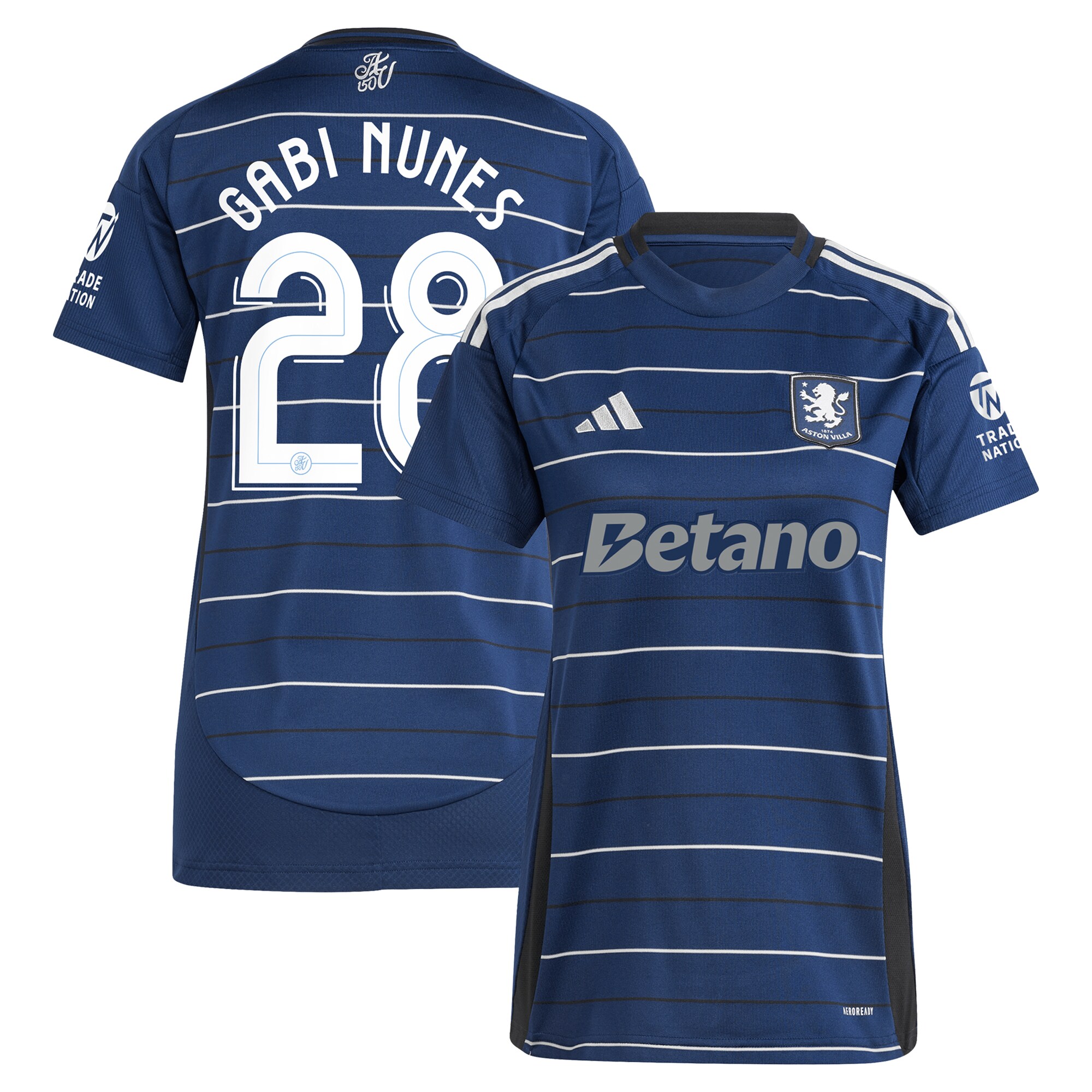 aston villa adidas third shirt 2024-25 – womens with gabi nunes 28 cup printing Collection | Authentic Aston Villa Shirts